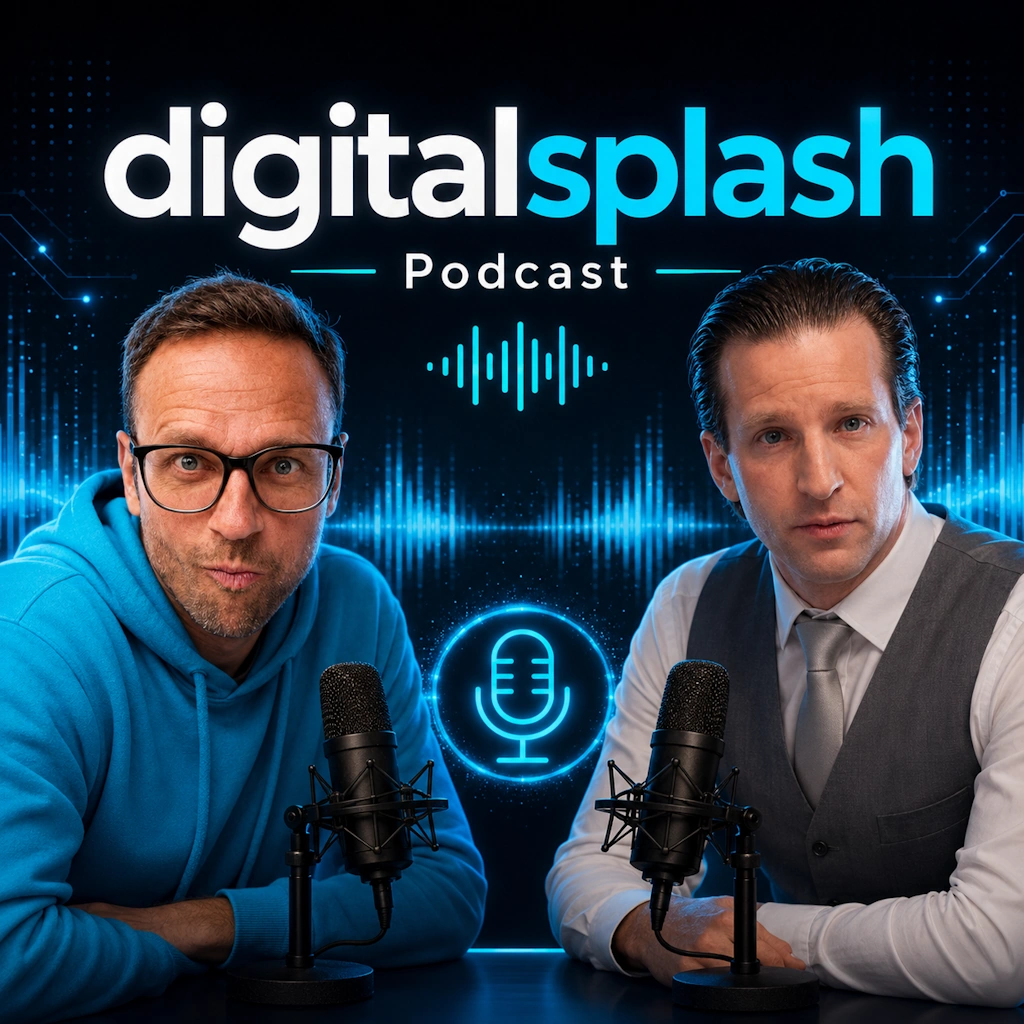 Cover des digitalsplash Podcasts mit Tim Erben und Markus Begerow